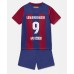 Tanie Strój piłkarski Barcelona Robert Lewandowski #9 Koszulka Podstawowej dla dziecięce 2023-24 Krótkie Rękawy (+ szorty)
